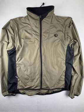 Pearl Izumi Zephrr Barrier Cycling Jacket Olive Full Zip Large‎